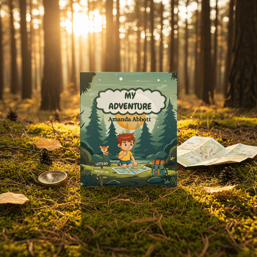 My Adventure - Flat Colouring Book Lifestyle Shot