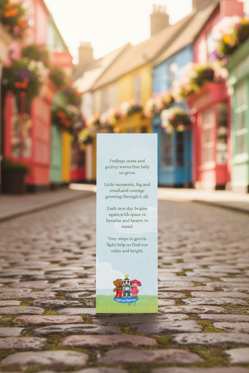 Toy Town Feelings Bookmark - T-H-A-T