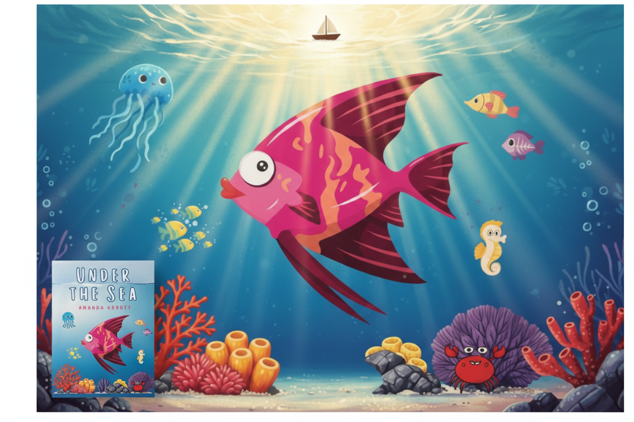 Under the Sea - Plain White Sail Boat
